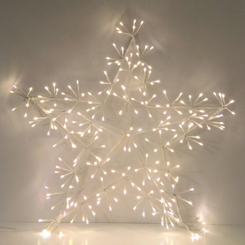 Stellar Haus Big Light Up White Warm White Star With 204 Lights 60cm image number 0